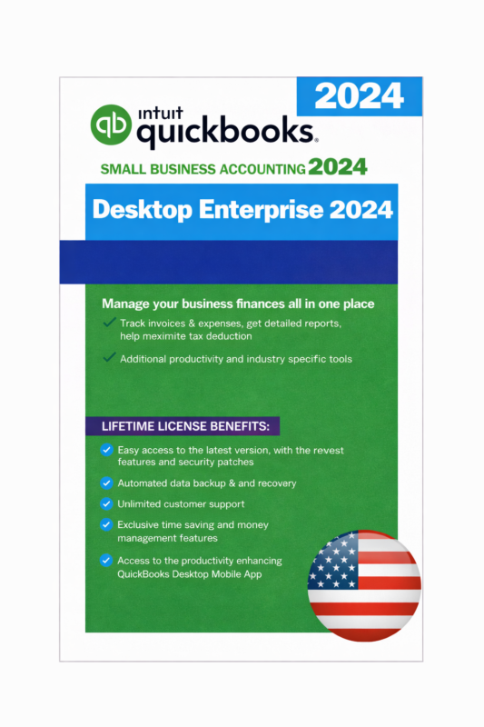Desktop Enterprise Platinum 2024 for Windows Lifetime | 1 User | US Version